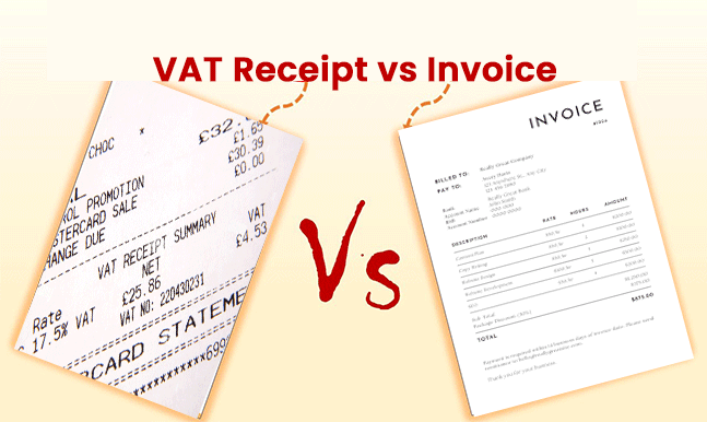 #1 Vat Receipt VS Invoice | Difference B|w Invoices And Receipts